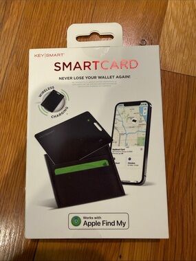 SmartCard Slim Wallet Tracker - Black